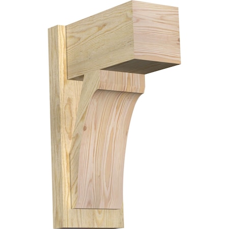 Ekena Millwork Legacy Block Rough Sawn Outlooker, Douglas Fir, 8"W x 14"D x 22"H OUT08X14X22LEC05RDF